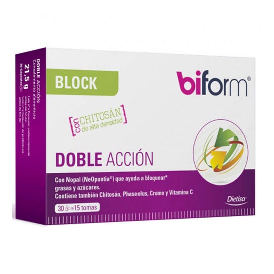 Biform Block Double Acting 30caps