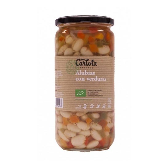 Carlota Organic Beans Vegetables Bio Preserved 720g