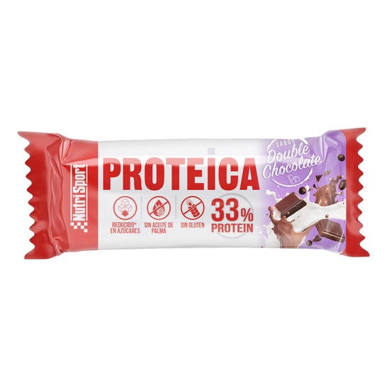 Nutrisport Barrita Proteica Double Chocolate Bio 44g
