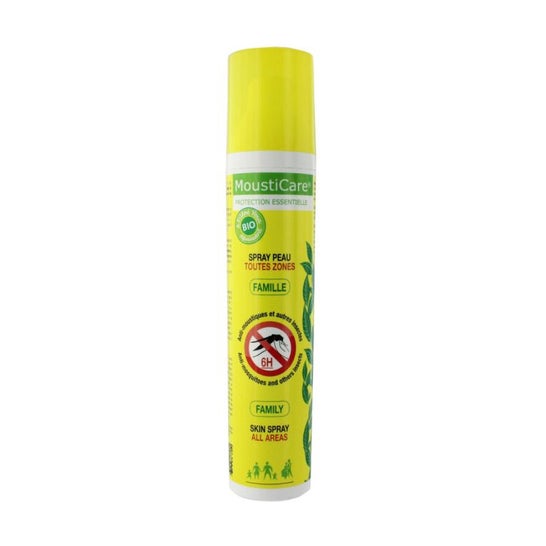 Mousticare Familie Spray Mosquito afstotende Huid ☺Alle gebieden ☺ 