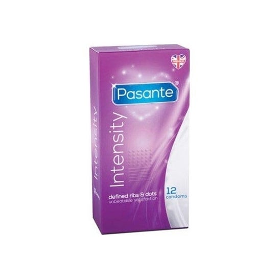 Pasante Pack Condoms Intensity Defined Texture 12 units