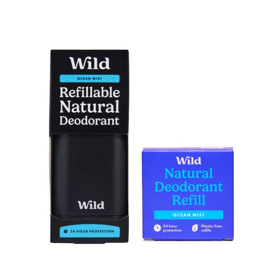 Wild Desodorante Natural Caja y Recarga Ocean Mist 40 g