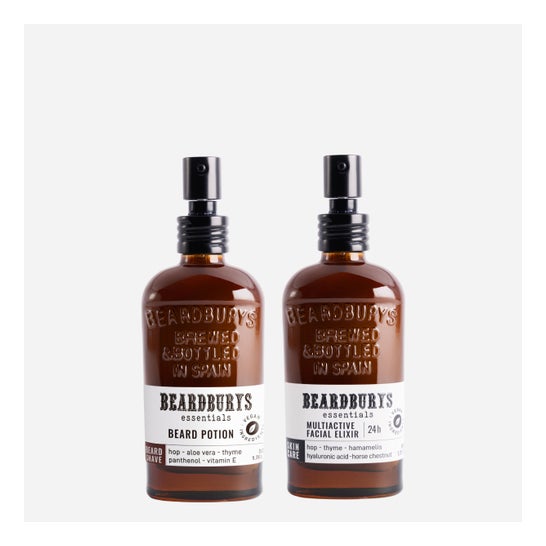 Beardburys Essentials Kit Express Cuidado Facial y Barba 2 Pasos