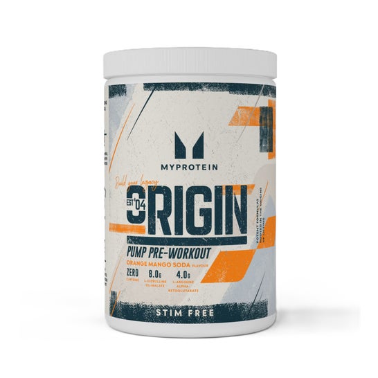 Myprotein Origin Pre-Workout Stim Free Orange & Mango 600g