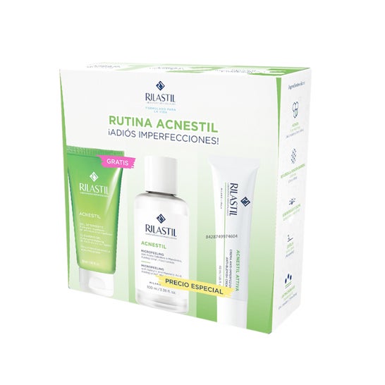 Rilastil Pack Acnestil Micropeeling + Attiva + Gel Limpiador