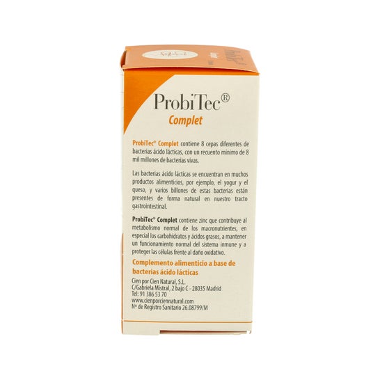 100% Natural Probitec Complet 30 cápsulas