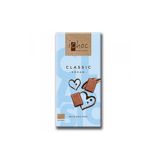 iChoc Chocolate Clásico Bio Vegano 80g