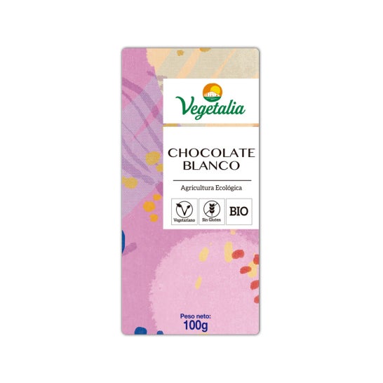 Vegetalia Chocolate Blanco Bio 100g