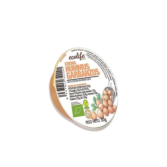 Ecolife Food Biologische kikkererwten Hummus 50g