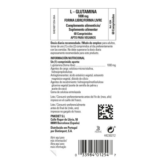 Solgar L-Glutamina 1000mg 60comp