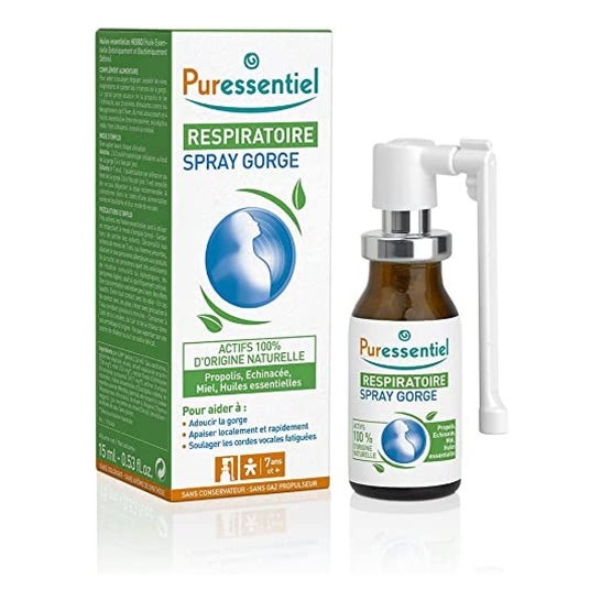 Puressentiel Spray Garganta 4 Aceites esenciales 15ml
