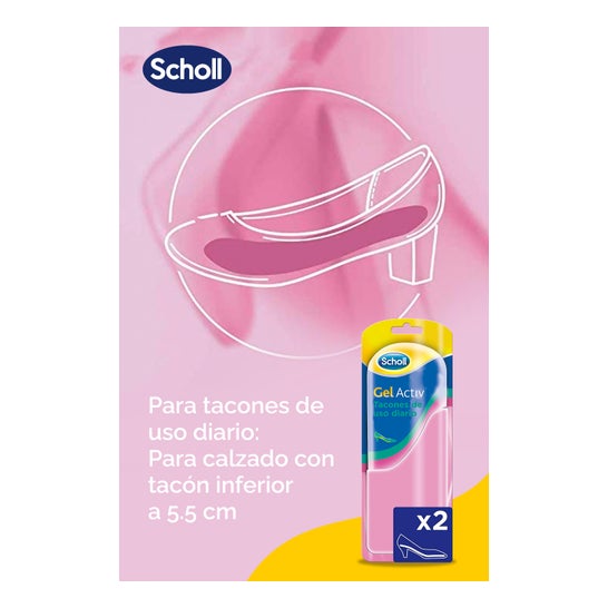 Scholl Gel Activ Tacones de Uso Diario 1par