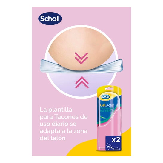 Scholl Gel Activ Tacones de Uso Diario 1par