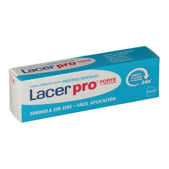 Lacerpro Forte Adhesivo Prótesis Dental 40g