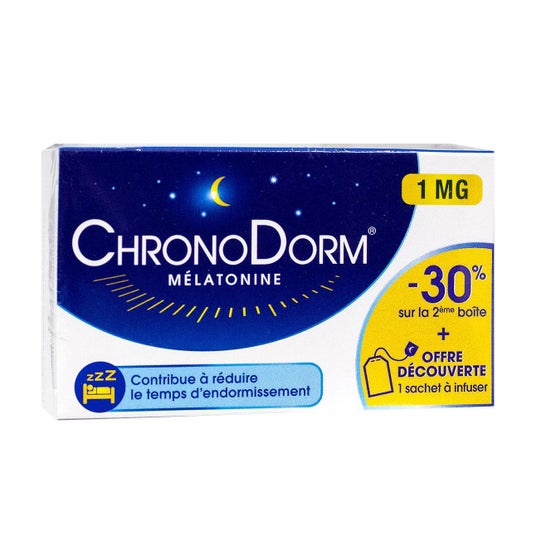 ChronoDorm Melatonin 1mg 2x30comp