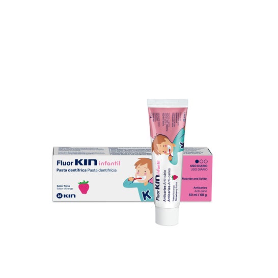Fluor-Kin Children's Strawberry Toothpaste 50ml