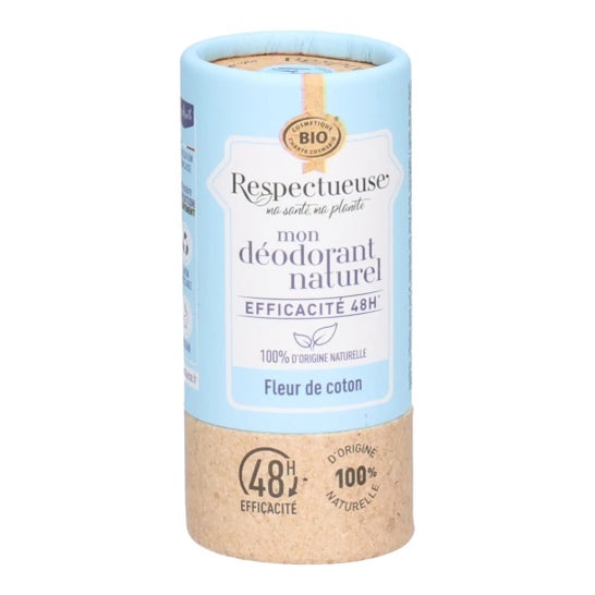 Respectueuse Desodorante Sólido Natural Flor de Algodón 50 g