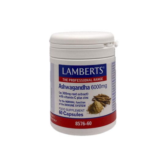 Lamberts Ashwagandha 6000 Mg 60 Caps