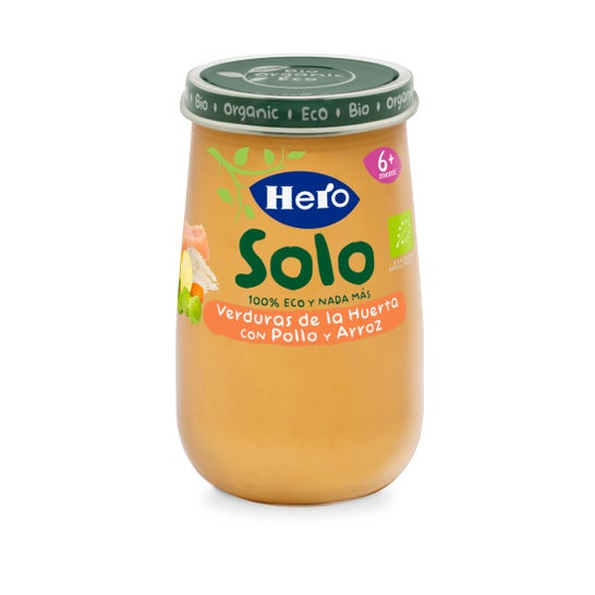 Hero Baby Solo Vegetables With Chicken and Rice 190g