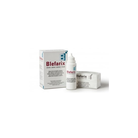 Blefarix solución 100ml + gasas