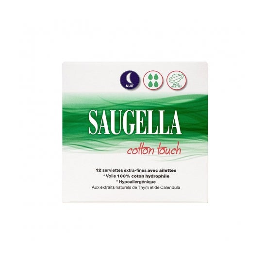 Saugella Cotton Touch Night Towels X12