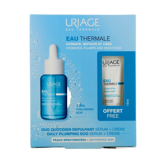 Uriage Pack Eau Thermale Sérum Booster H.A 30ml + Crème d' Eau 15ml