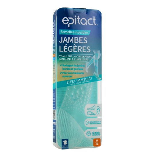 Epitact Solette Invisibili Gambe Leggere Taglia 36-38 1 Paio