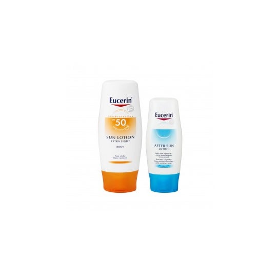 Eucerin® Sun Lotion Extra Light Spf50+ 400 ml + Aftersun 150 ml Regalo