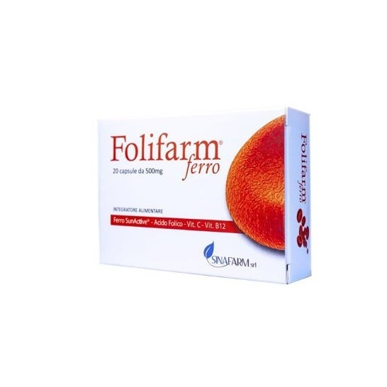 Folifarm Iron 20 Cps 500Mg
