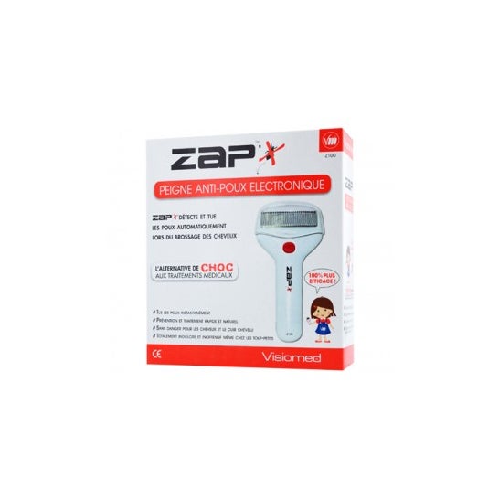 Zap Z100 peine electrónico lendrera antipiojos 1ud