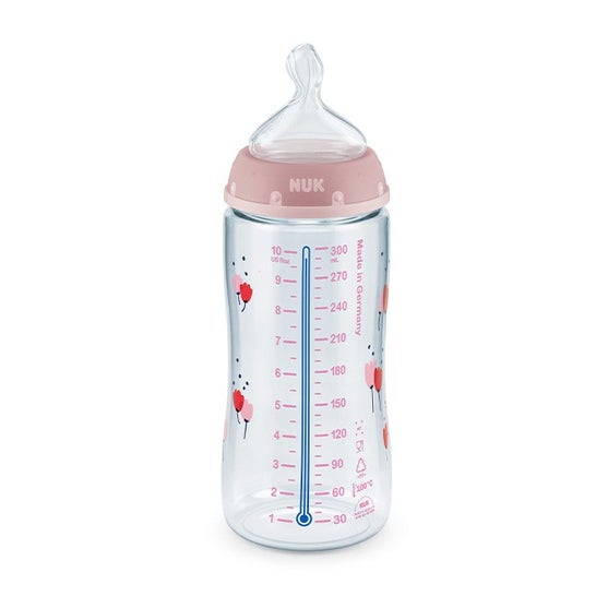 Nuk Silicone Baby Bottle 6-18 Months Girl 360ml