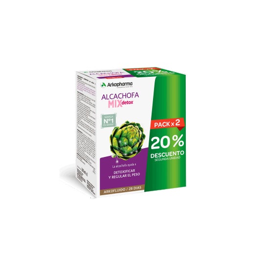 Arkopharma Arkofluido Alcachofa Mix Detox BIO 2x280ml