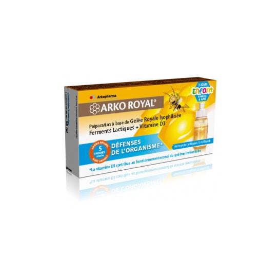 Arkopharma Royal Gelee + Fermentos L��cticos + Vitamina D3 Junior 5 Unidose