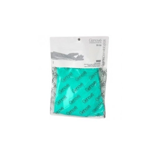 Genové guantes vinilo T-pequeña 2uds