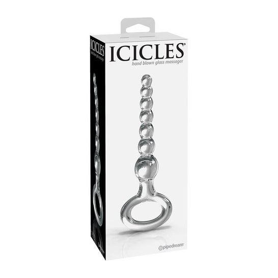 Icicles Number 67 Hand Blown Glass Massager 1ud