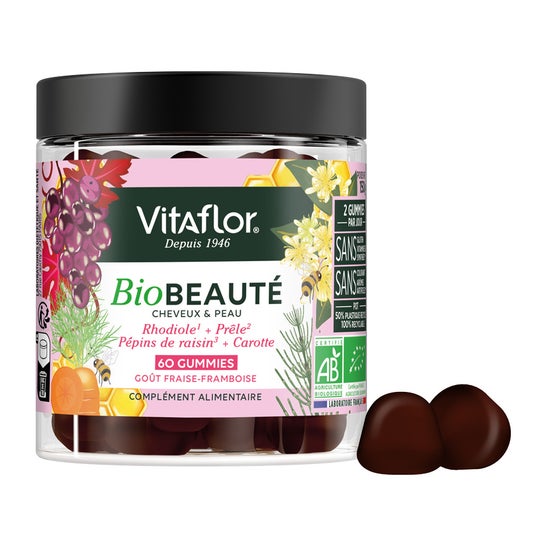 Vitaflor Bio Beauty Hair & Skin Gummies 60uds