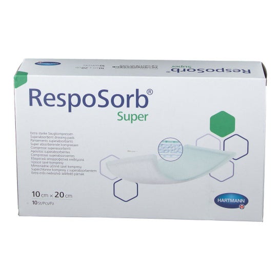 Resposorb Super Absorbent Dressing 10x20cm 10uts
