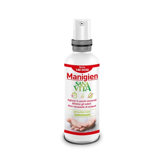 Sanavita Manigien Spray Gel Igienizzante Mani 25ml
