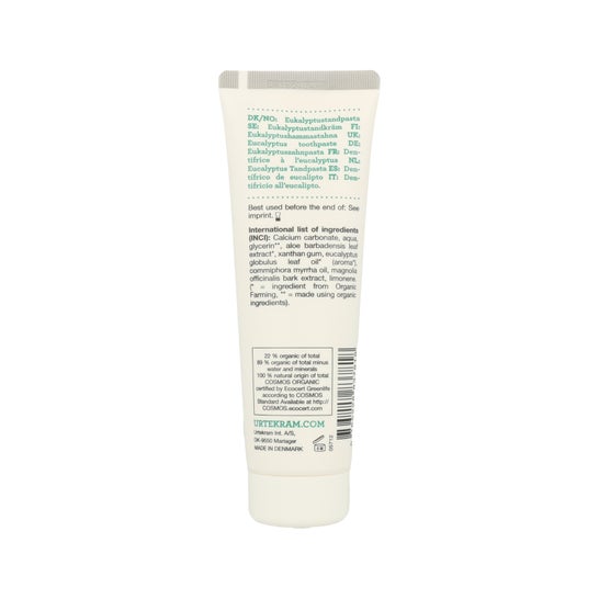 Urtekram Pasta De Dientes Eucalipto 75 ml