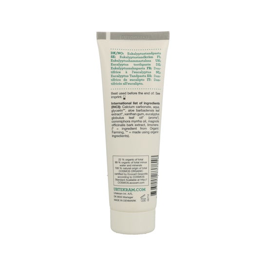 Urtekram Pasta De Dientes Eucalipto 75 ml