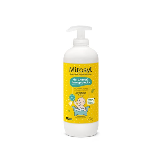 Mitosyl Bebé y Niño Gel Limpiador Bio Cuerpo & Cabello 490ml