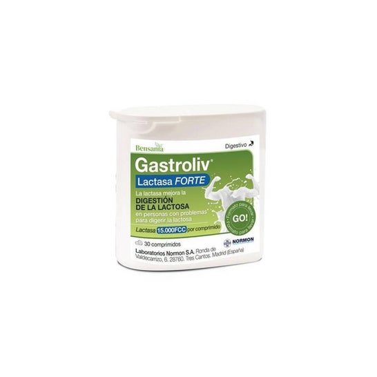 Normon Gastroliv Lactasa Forte 30comp