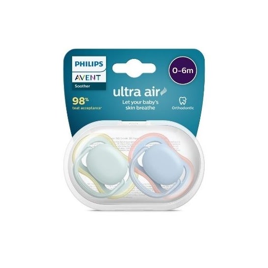 Philips Avent 0-6m Ultra Air Pink Anatomico 2uds