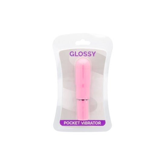 Glossy Pocket Vibrator Intense Pink