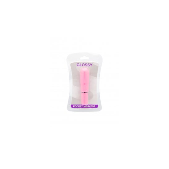 Glossy Pocket Vibrador Rosa Intenso 1 ud