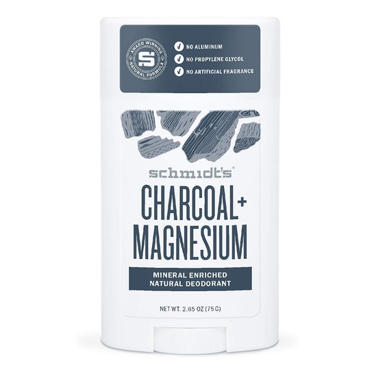 Schmidt's Charcoal + Magnesium (75g) - Desodorantes
