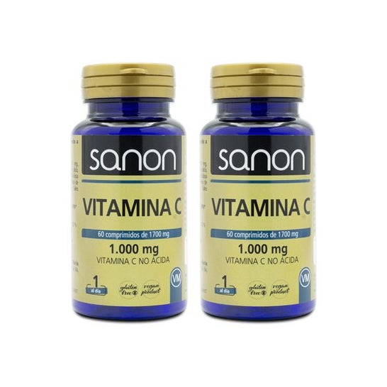 Sanon Pack Vitamina C 1700mg 2x60comp