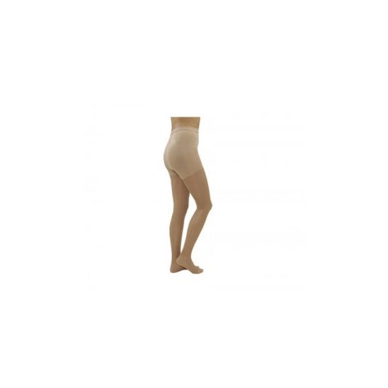Medilast beige pantyhose normal compression T-L 1 pair