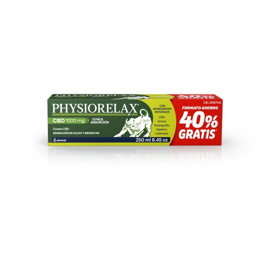 Physiorelax Crema CBD 1000mg 250 ml