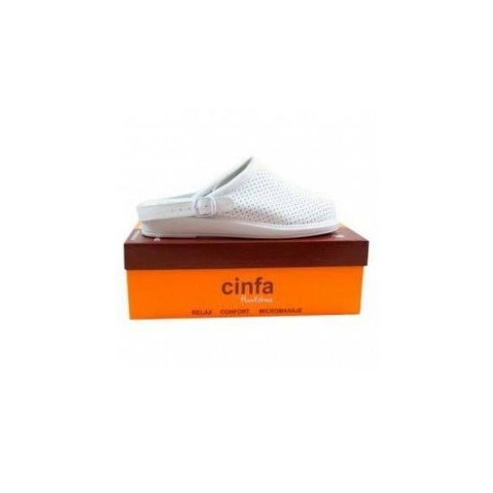 Hankshoes Zueco Confort T 35 blanco